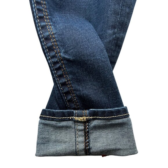 Rock Revival Y2K-Inspired Skinny Jeans Embroidered Pockets MidRise Stretch Denim - Picture 8 of 11